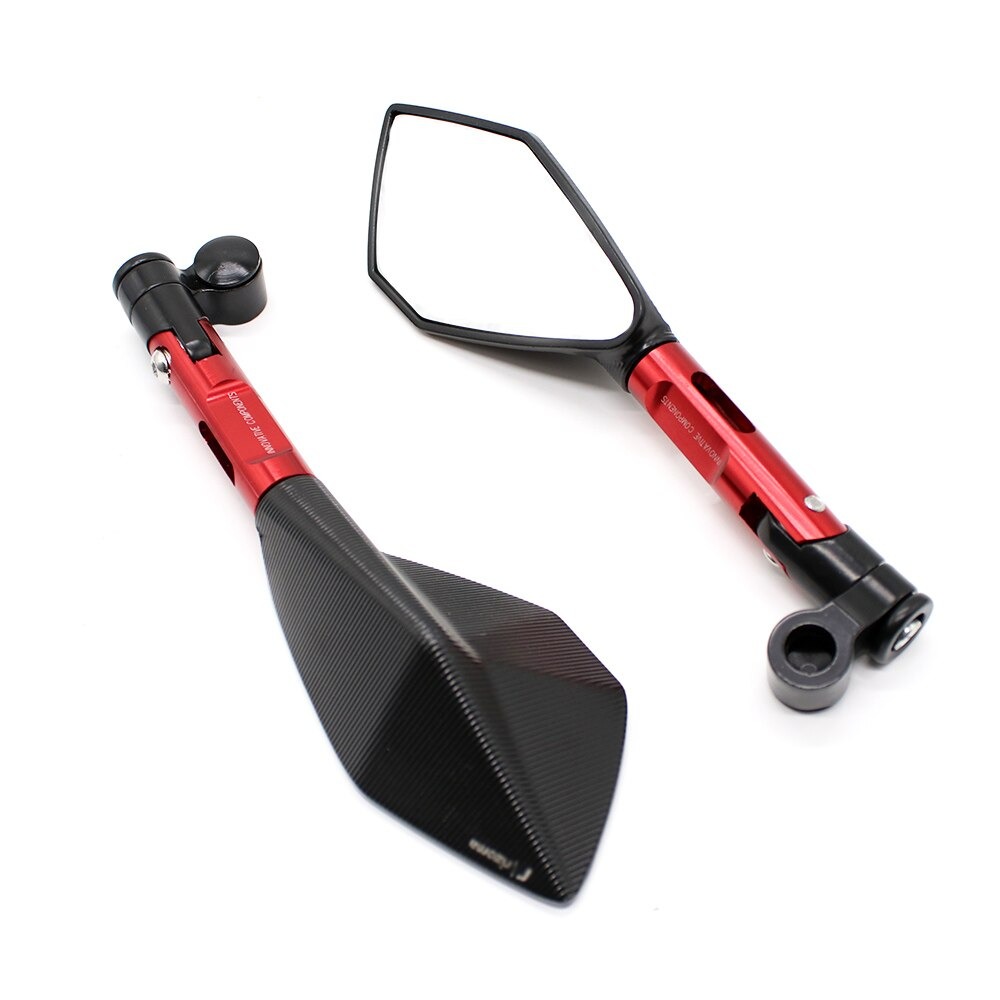 aluminum alloy looking glass rearview side mirrors