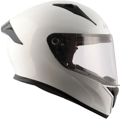 Vega Bolt white graphics Full Face  helmet