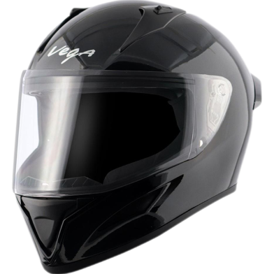 Vega glosy Black Helmet