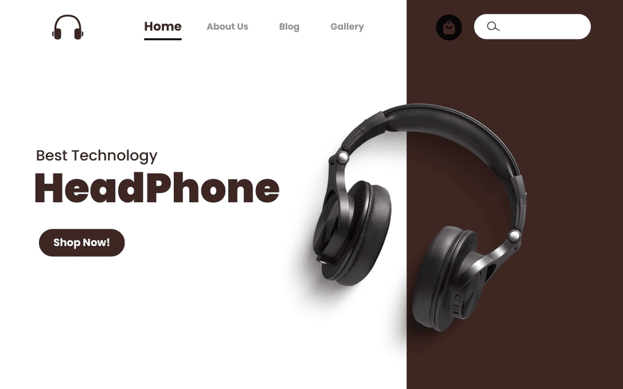 White and Grey Minimalist Headphone Store Desktop Prototype (1)