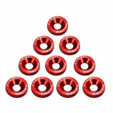 DM-style aluminum fender washer and bolt kits